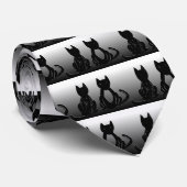 Katzen-Liebhaber Krawatte (Gerollt)