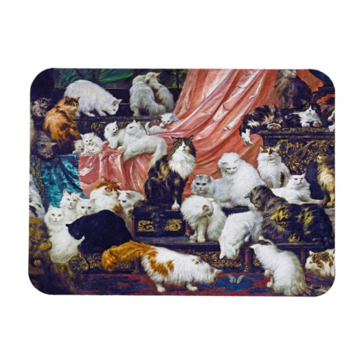 Katzen (Liebhaber meiner Ehefrau), Carl Kahler Magnet (Horizontal)