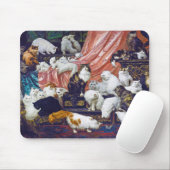 Katzen (Liebhaber meiner Ehefrau), Carl Kahler Mousepad (Mit Mouse)