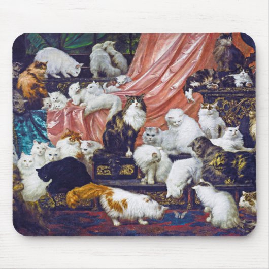 Katzen (Liebhaber meiner Ehefrau), Carl Kahler Mousepad (Vorne)