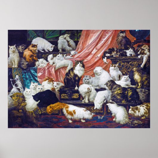 Katzen (Liebhaber meiner Ehefrau), Carl Kahler Poster (Vorne)