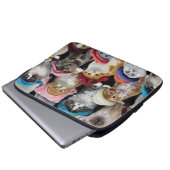 Katzen-Liebhaber-Neopren-Laptop-Hülse Laptopschutzhülle (Vorne Knopf)
