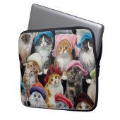 Katzen-Liebhaber-Neopren-Laptop-Hülse Laptopschutzhülle (Vorderseite Links)