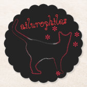 Katzen-Liebhaber Untersetzer (Vorderseite)