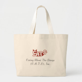 Katzen-Logo-Tasche Jumbo Stoffbeutel