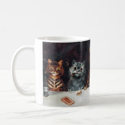 Katzen, Louis Wain Kaffeetasse (Links)