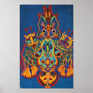 Katzen, Louis Wain Poster