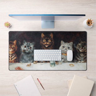 Katzen, Louis Wain Schreibtischunterlage