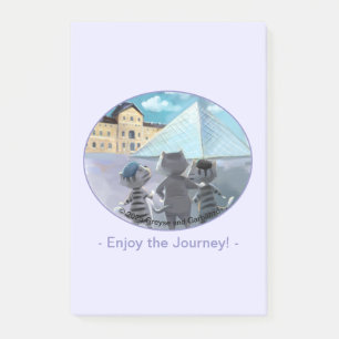 Katzen Louvre Paris - Notizen genießen 4" x 6"