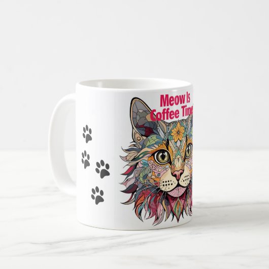Katzen Lover Tasse (Vorderseite Links)