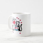 Katzen machen keine Valentine... Wenn es keinen Th Kaffeetasse (Vorderseite Links)