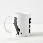 Katzen machen mich glücklich kaffeetasse (Links)