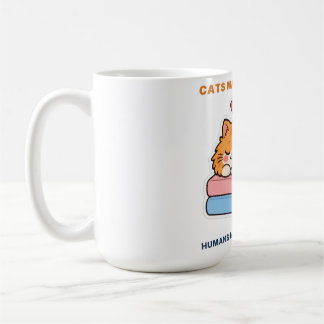 Katzen machen mich glücklich Menschen tun meinem K Kaffeetasse