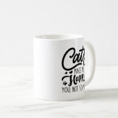 Katzen machen mich glücklich, nicht so sehr. kaffeetasse (VorderseiteRechts)