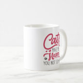 Katzen machen mich glücklich, nicht so sehr. kaffeetasse (VorderseiteRechts)