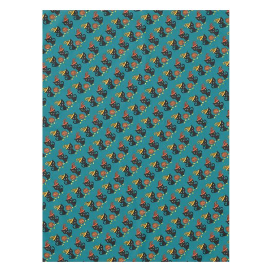 Katzen-Magie Tischdecke (Vorderseite)