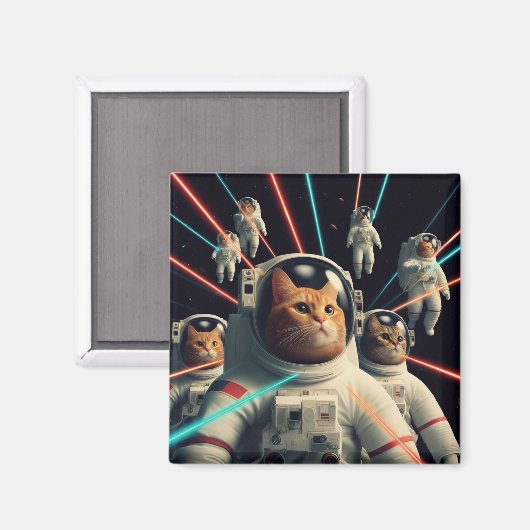 Katzen Magnet (Vorderseite/Rückseite)