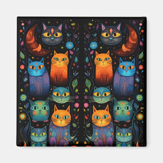 Katzen Magnet (Vorne)