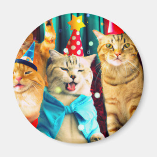Katzen Magnet, Katzen Party, Liebe von Tieren Magnet