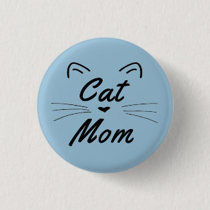 Katzen-Mama Button