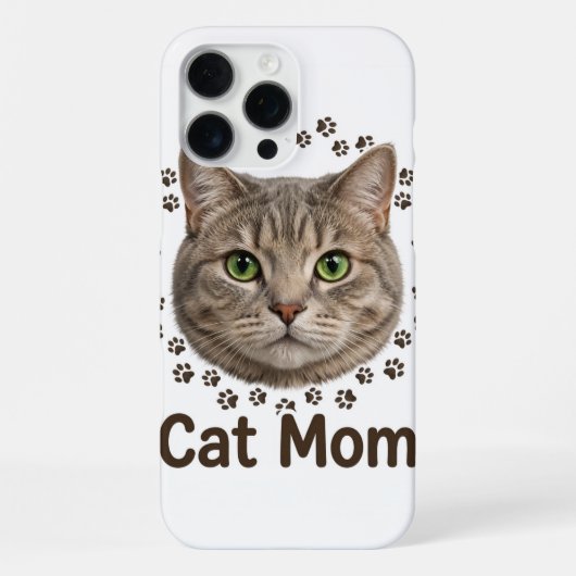Katzen-Mama iPhone 16 Pro Max Hülle (Rückseite)