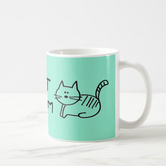Katzen-Mama Kaffeetasse (Rechts)