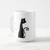 Katzen-Mama-Kaffeetasse - Süßes Geburtstagsgeschen Kaffeetasse (Vorderseite Links)