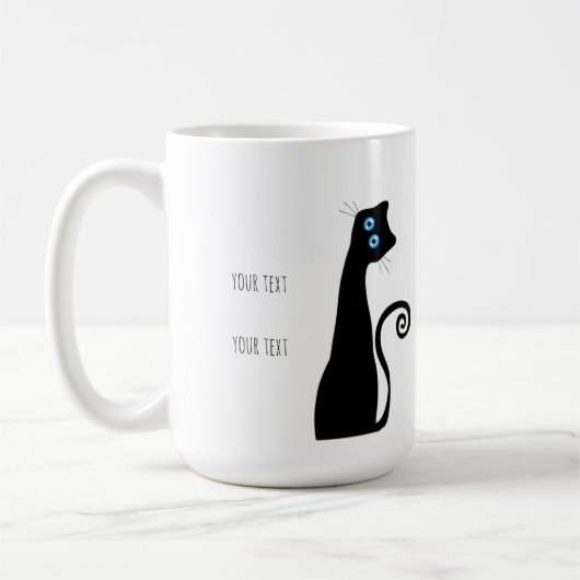 Katzen-Mama-Kaffeetasse - Süßes Geburtstagsgeschen Kaffeetasse (Links)