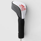 Katzen Mama Liebe Katze Golf Headcover (angewinkelt)