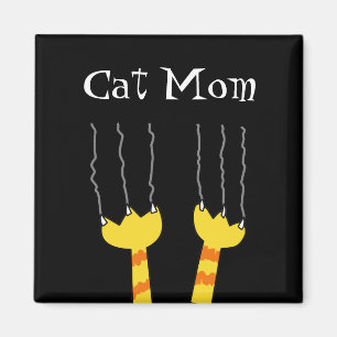Katzen-Mama-lustiger Katzen-Kratzerwunderlicher Magnet