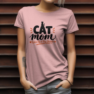 Katzen-Mama-Shirt Kühnes modernes Design T-Shirt