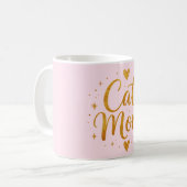 Katzen-Mama-Tasse. Kaffeetasse (Vorderseite Links)
