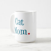 Katzen-Mama-Tasse Kaffeetasse (Vorderseite Links)