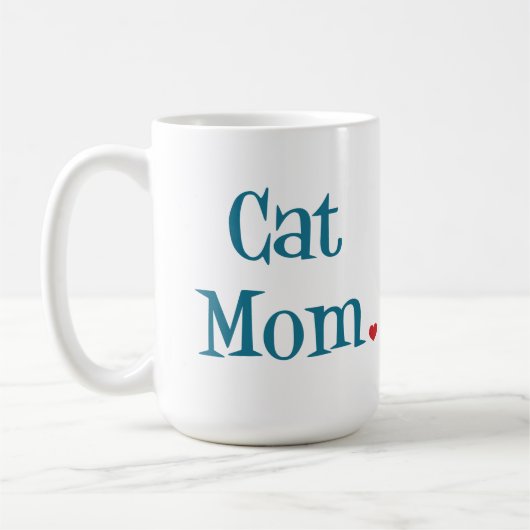 Katzen-Mama-Tasse Kaffeetasse (Links)