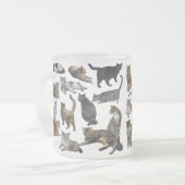 Katzen Mattglastasse (Vorderseite Links)