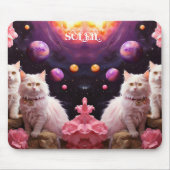 Katzen-Mauspad – Perfektes Geschenk für Katzenlieb Mousepad (Vorne)
