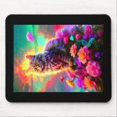 Katzen-Mauspad – Perfektes Geschenk für Katzenlieb Mousepad (Vorne)