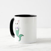 Katzen-Meerjungfrau Purrmaid Tasse (Vorderseite Links)