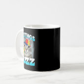 Katzen-Meme Lustig Kaffeetasse (Vorderseite Links)