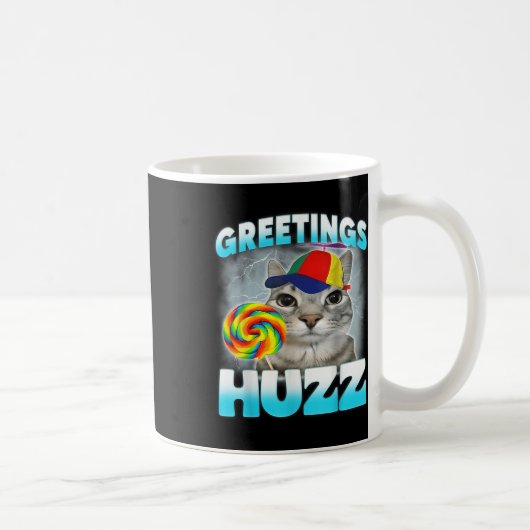 Katzen-Meme Lustig Kaffeetasse (Rechts)