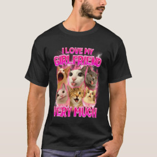 Katzen Meme Lustige Katzenliebhaber Katzen Sprüche T-Shirt