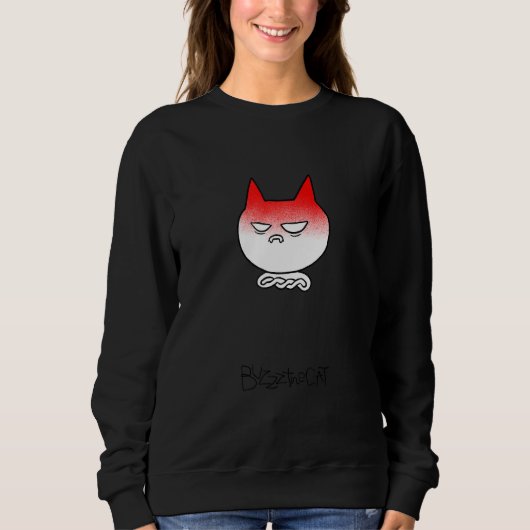 Katzen-Meme-Wut-Wütend 1 Sweatshirt (Vorderseite)