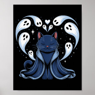 Katzen-Meme-Zauberer Soky Fantasy-Kitty Poster