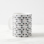 Katzen Meow-Tasse Kaffeetasse (Vorderseite Links)