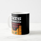 Katzen Meowside - Tasse (Vorderseite Links)