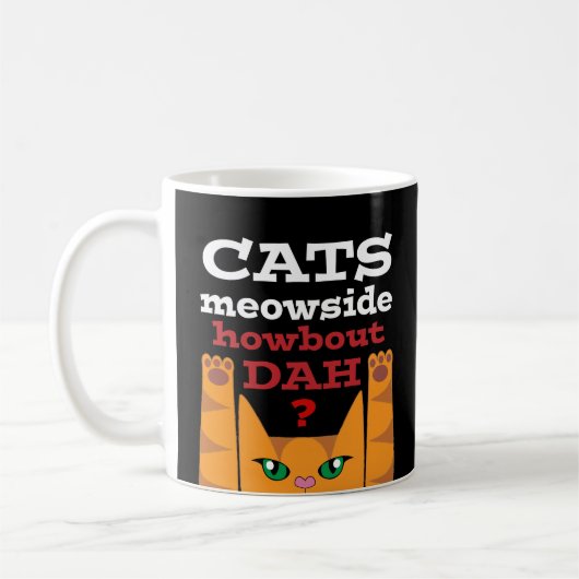 Katzen Meowside - Tasse (Links)