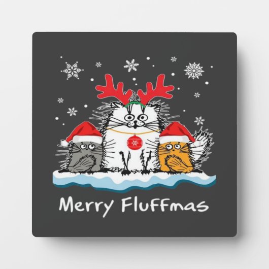 Katzen Merry Fotoplatte (Vorderseite)