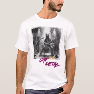 Katzen-Metal T-Shirt