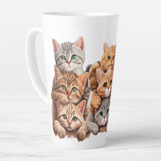 Katzen Milchtasse (Linke Ecke)