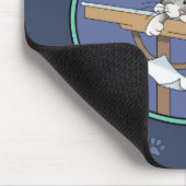 Katzen-Mischmasch-Muster Mousepad (Ecke)
